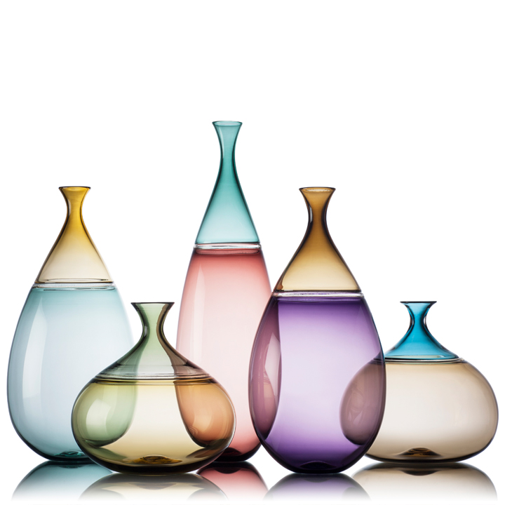contemporary art glass vase designs
